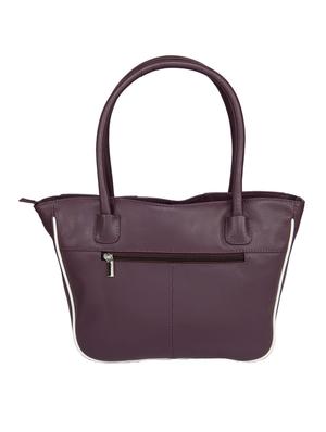 burgundy leather regular handbag - 15059305 - Standard Image - 2