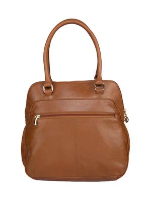 tan leather regular handbag - 15059306 - Standard Image - 2