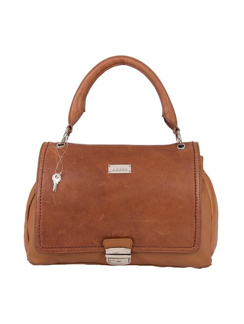 brown leather regular handbag - 15059325 -  Standard Image - 0