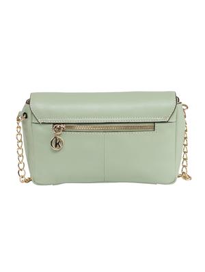 green leather regular sling bag - 15059403 - Standard Image - 2