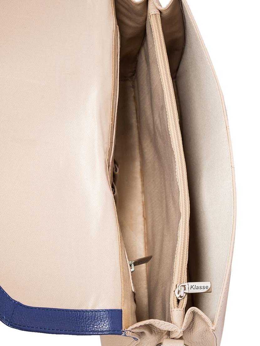beige leatherette regular sling bag - 15059408 - Zoom Image - 3