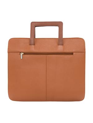 tan leather laptopbag - 15059410 - Standard Image - 2