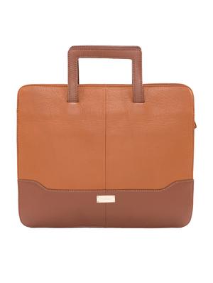 tan leather laptopbag - 15059410 - Standard Image - 4
