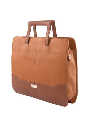 tan leather laptopbag - 15059410 - Standard Image - 5