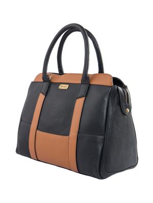black leatherette regular handbag - 15059413 - Standard Image - 4