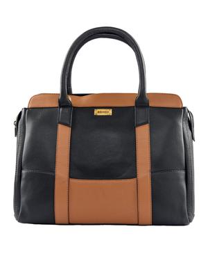 black leatherette regular handbag - 15059413 - Standard Image - 5