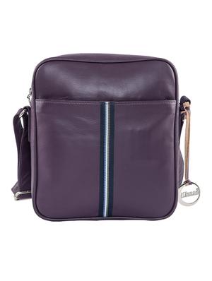 purple leather messengerbag - 15059419 - Standard Image - 5
