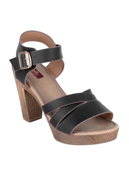 black ankle strap sandal - 15059491 - Standard Image - 1