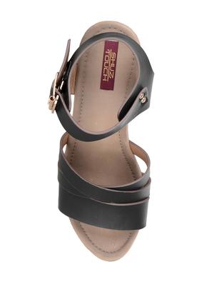 black ankle strap sandal - 15059491 - Standard Image - 4