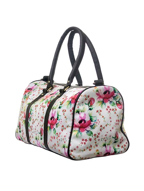 white leatherette (pu) luggage - 15059606 - Zoom Image - 4