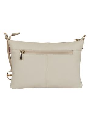 white leather regular sling bag - 15059634 - Standard Image - 2