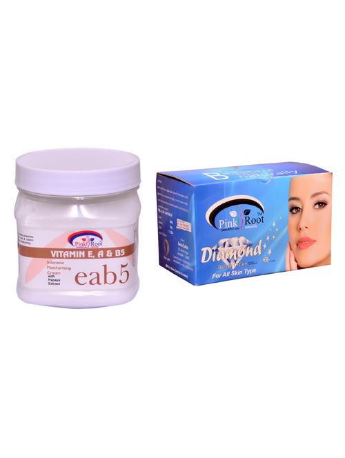 pink root diamond bleach 250gm and pink root vitamin eab5 cream 500ml - 15059663 - Standard Image - 1