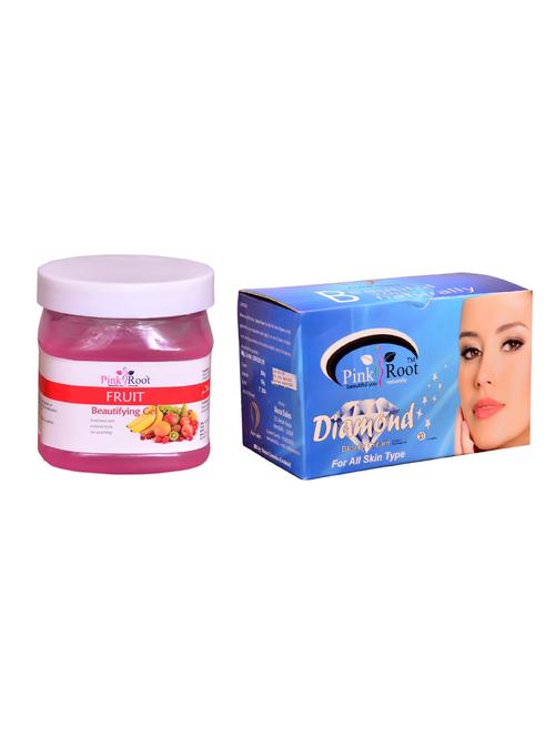 pink root diamond bleach 250gm and pink root fruit gel 500ml - 15059670 - Standard Image - 1