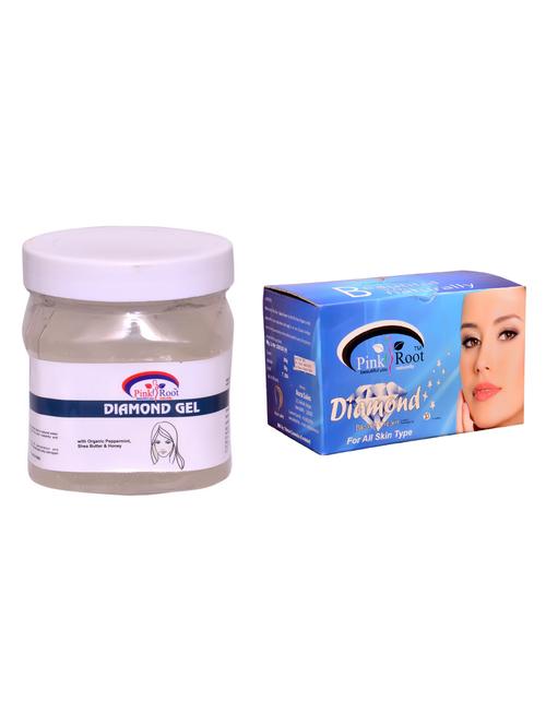 pink root diamond bleach 250gm and pink root diamond gel 500ml - 15059673 - Standard Image - 1