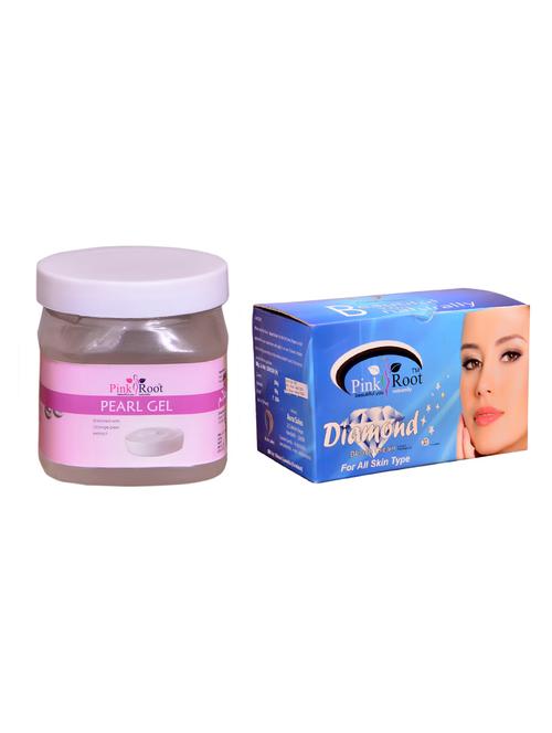 pink root diamond bleach 250gm and pink root pearl gel 500ml - 15059682 - Standard Image - 1