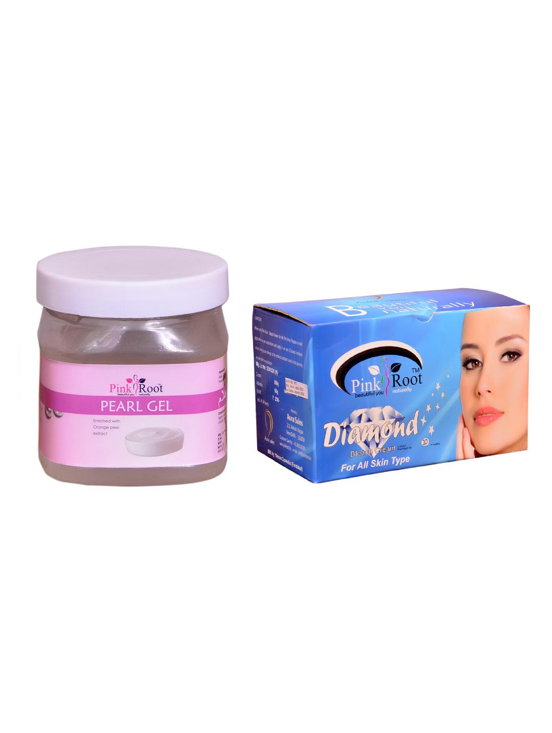 pink root diamond bleach 250gm and pink root pearl gel 500ml - 15059682 - Zoom Image - 1