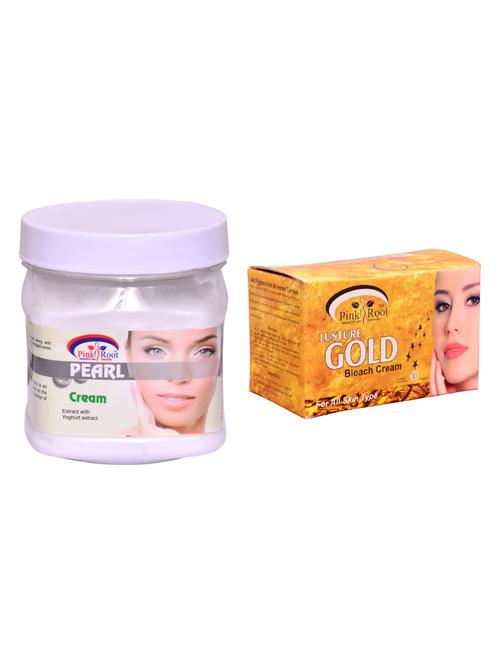 pink root gold bleach 250gm and pink root pearl cream 500ml - 15059728 - Standard Image - 1