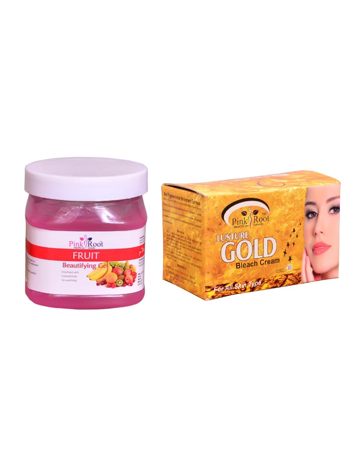 pink root gold bleach 250gm and pink root fruit gel 500ml - 15059730 - Zoom Image - 1