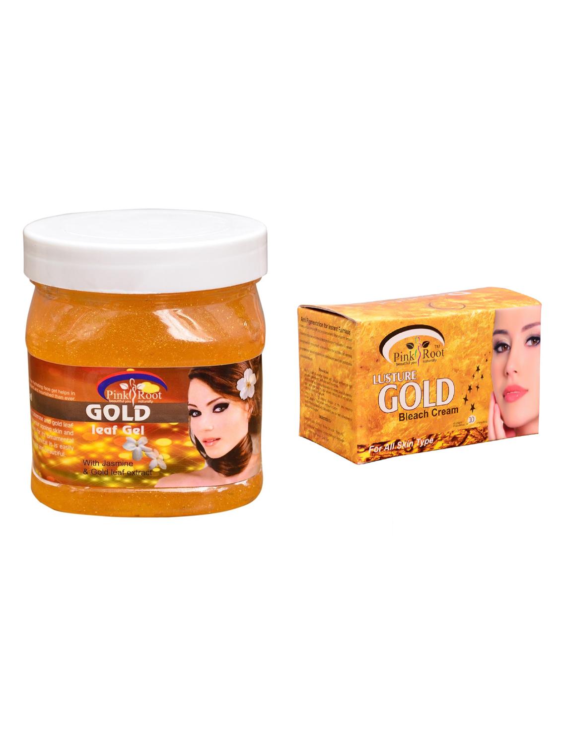 pink root gold bleach 250gm and pink root gold leaf gel 500ml - 15059734 - Zoom Image - 1