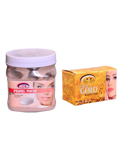 pink root gold bleach 250gm and pink root pearl mask 500ml - 15059739 - Standard Image - 1