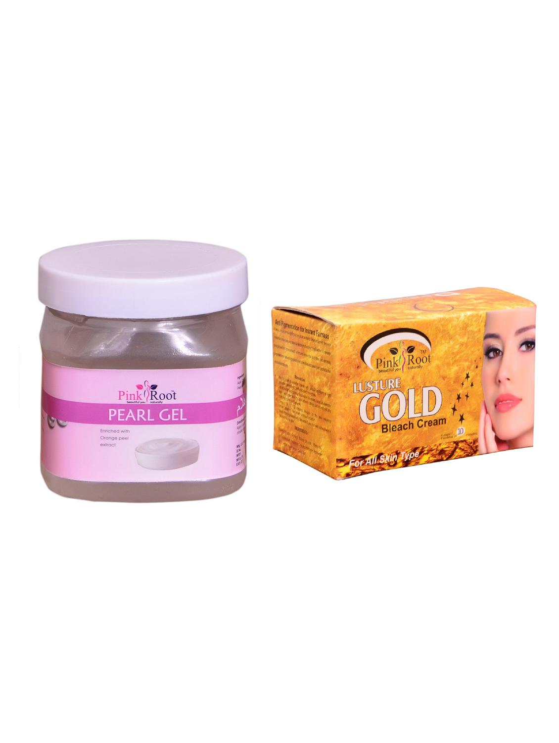 pink root gold bleach 250gm and pink root pearl gel 500ml - 15059742 - Zoom Image - 1