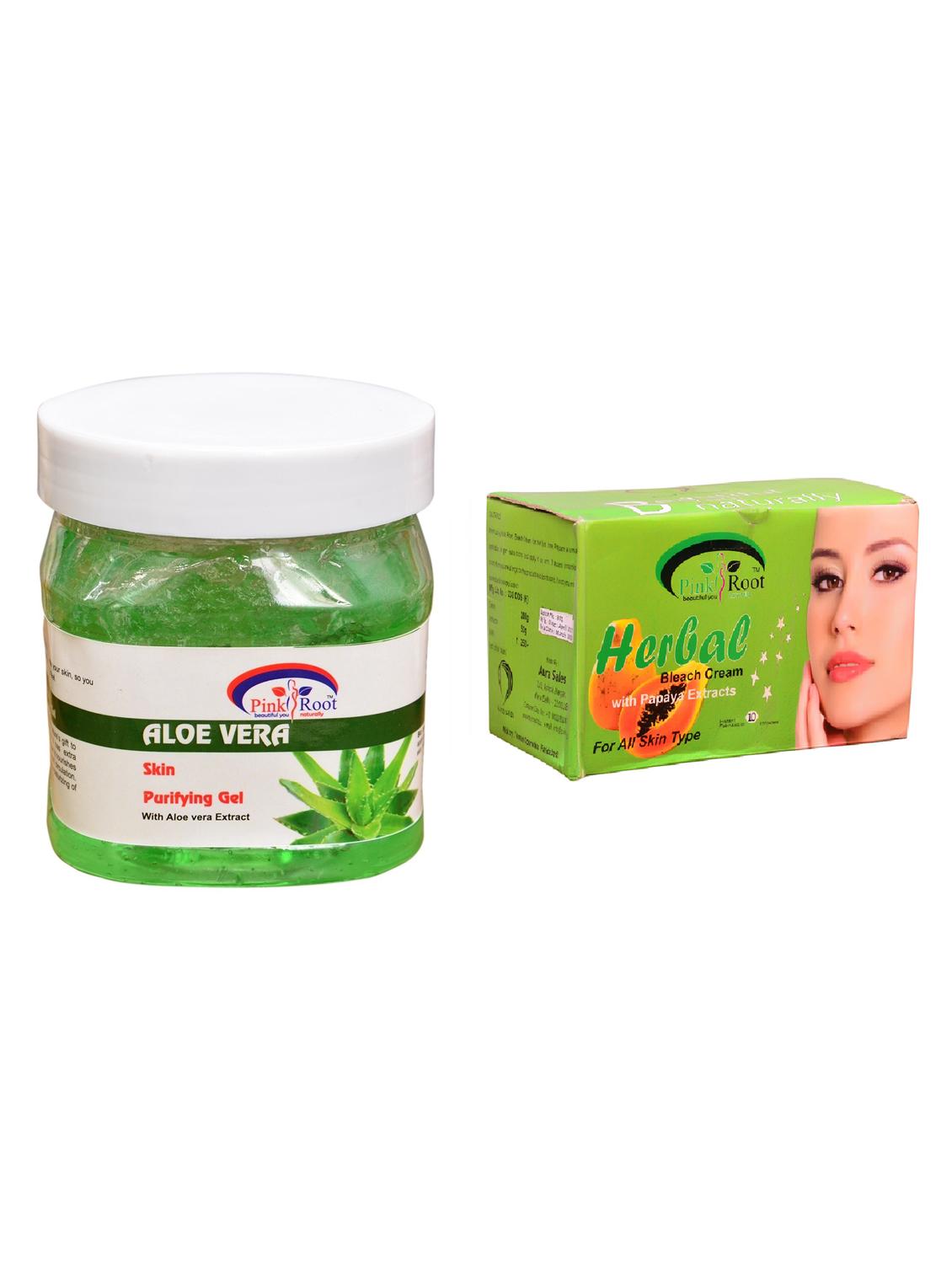 pink root herbal bleach 250gm and pink root aloe vera gel 500ml - 15059792 - Zoom Image - 1