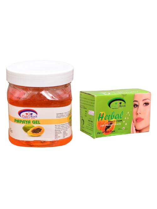 pink root herbal bleach 250gm and pink root papaya gel 500ml - 15059795 - Standard Image - 1