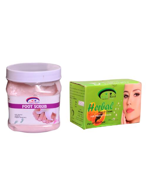pink root herbal bleach 250gm and pink root foot scrub 500ml - 15059810 - Standard Image - 1