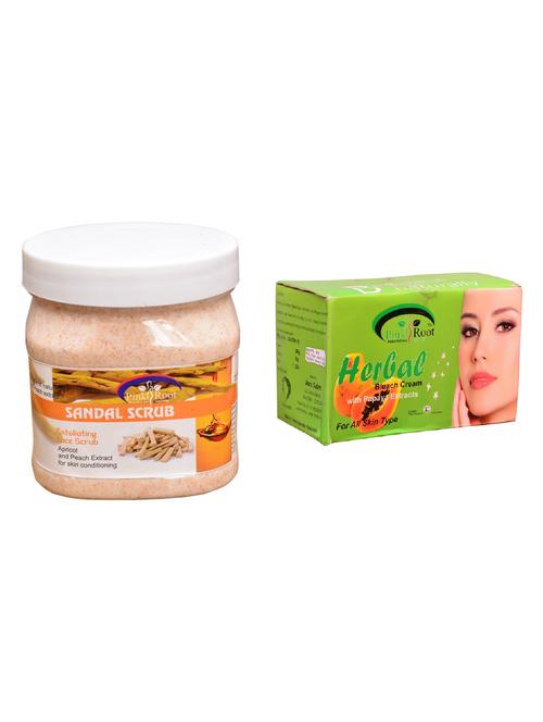 pink root herbal bleach 250gm and pink root sandal scrub 500ml - 15059819 - Standard Image - 1