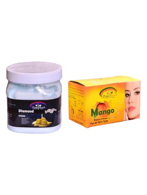 pink root mango bleach 250gm and pink root diamond cream 500ml - 15059842 - Standard Image - 1