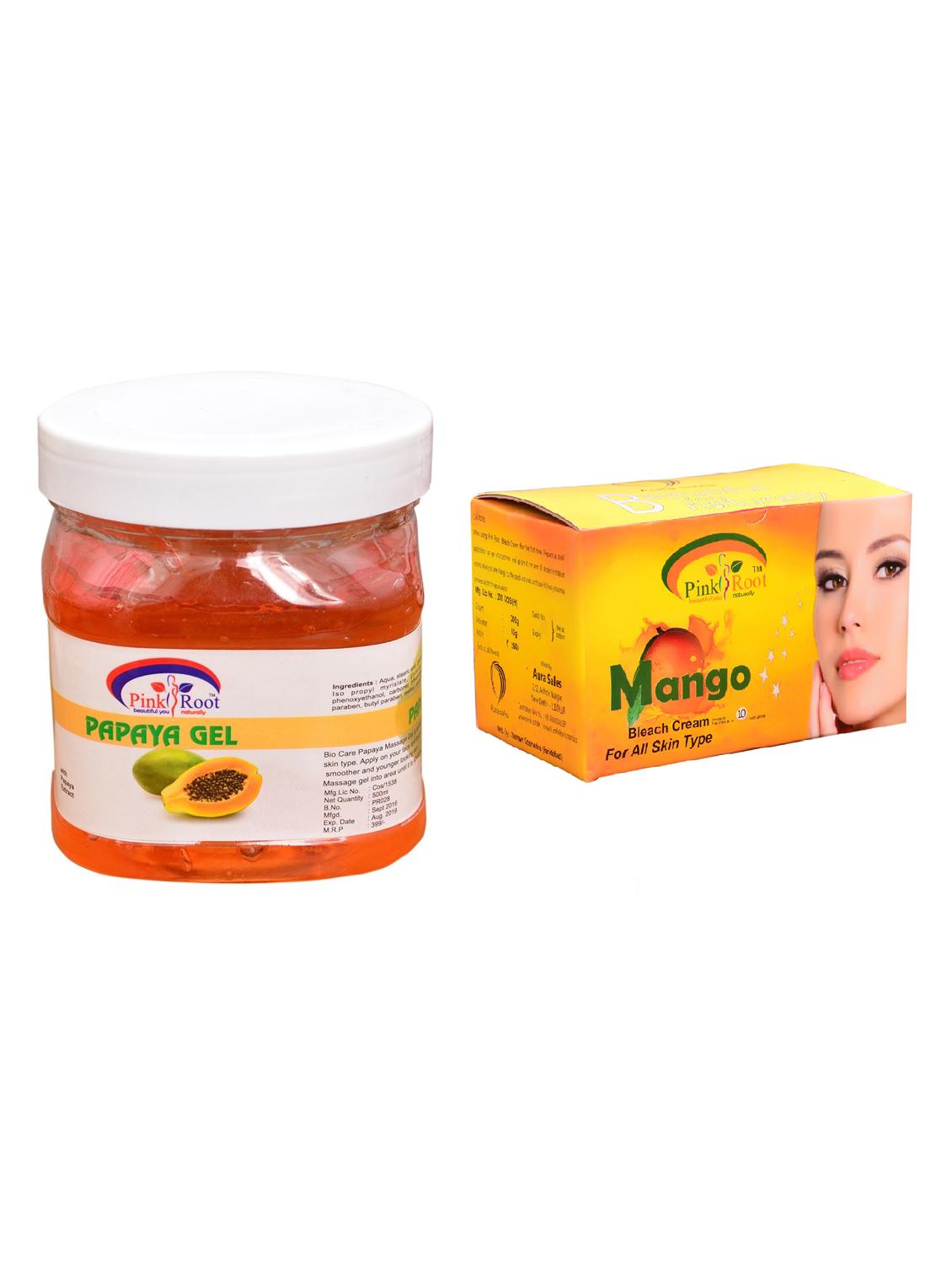 pink root mango bleach 250gm and pink root papaya gel 500ml - 15059855 - Zoom Image - 1