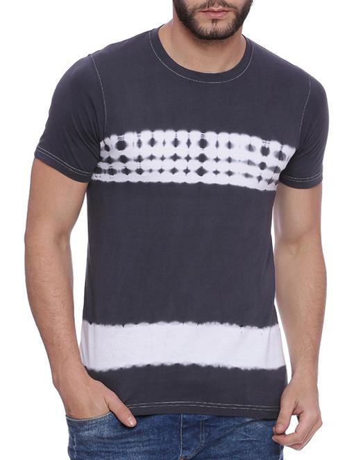 navy blue tie and dye t-shirt - 15060722 - Standard Image - 1