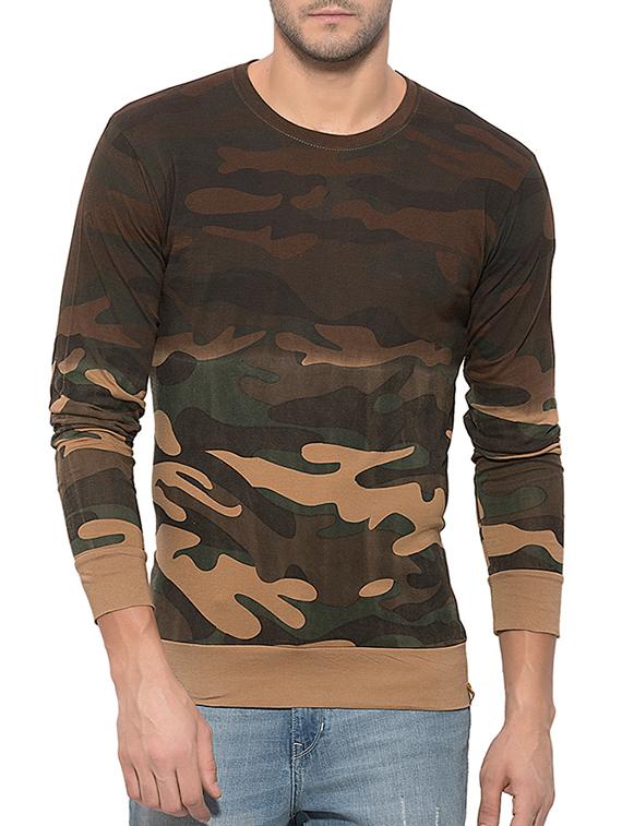 multicolored cotton all over print tshirt - 15060744 - Zoom Image - 1