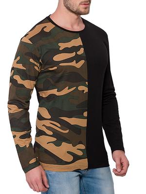 multicolored cotton front print tshirt - 15060765 - Standard Image - 2
