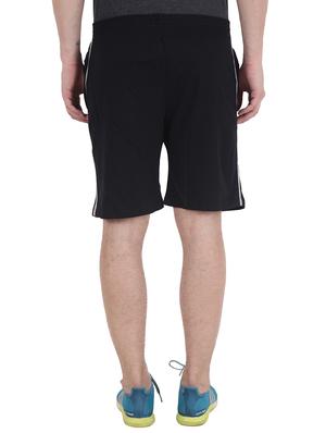 black cotton shorts - 15061260 - Standard Image - 3