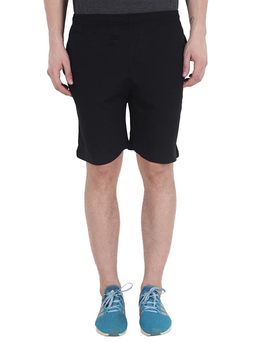 black cotton shorts - 15061260 - Zoom Image - 1