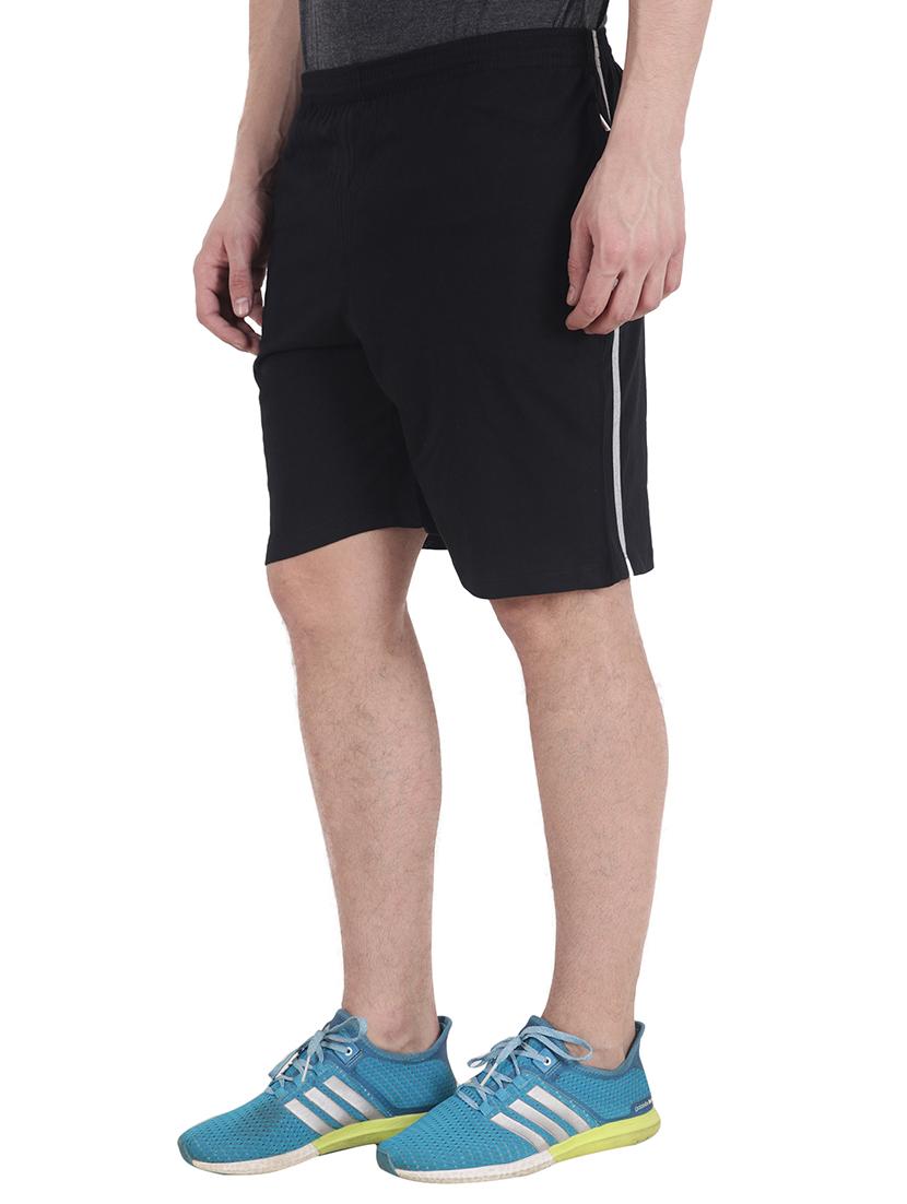 black cotton shorts - 15061260 - Zoom Image - 2