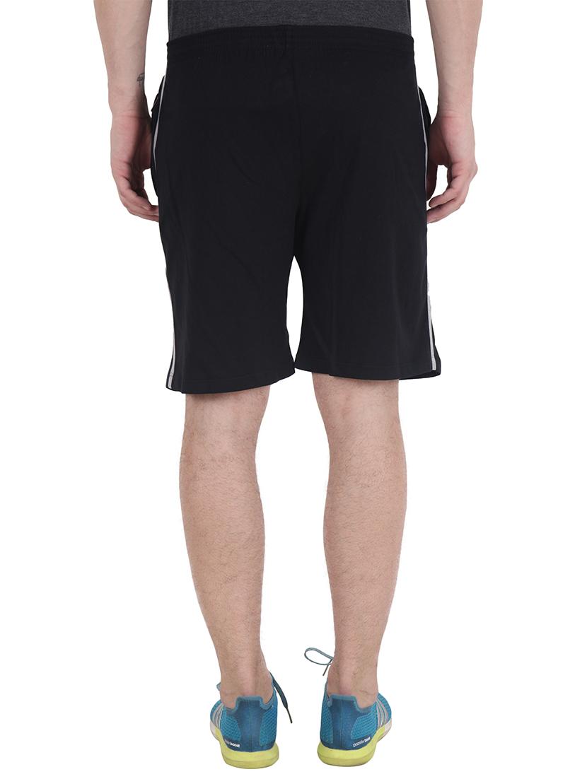 black cotton shorts - 15061260 - Zoom Image - 3