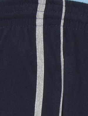 navy blue cotton full length pyjama - 15061269 - Standard Image - 4