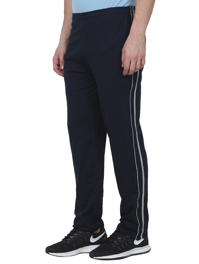 navy blue cotton full length pyjama - 15061269 - Zoom Image - 2