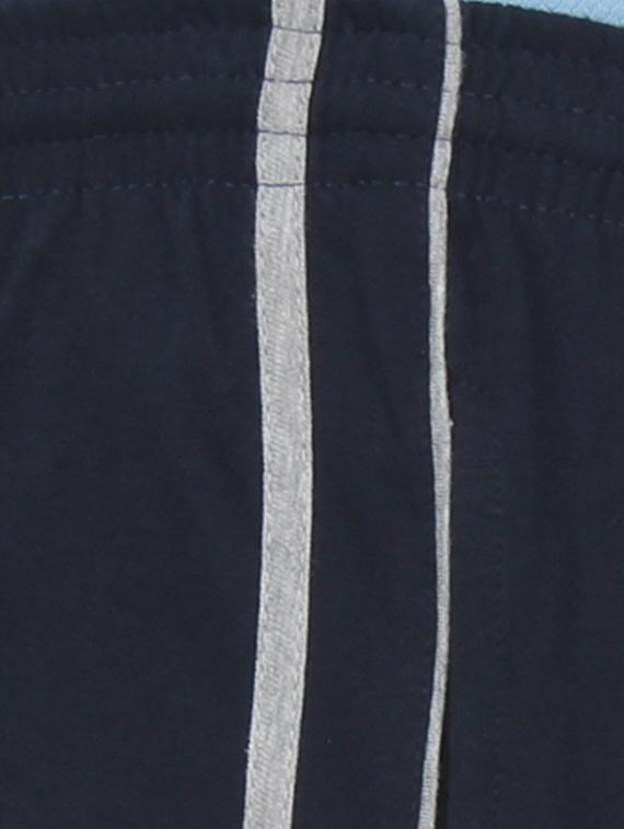 navy blue cotton full length pyjama - 15061269 - Zoom Image - 4