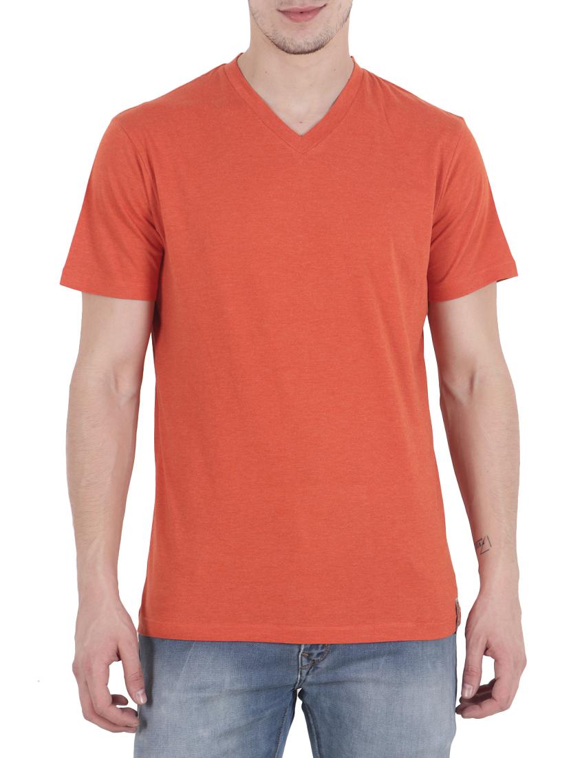 orange cotton t-shirt - 15061274 - Zoom Image - 1