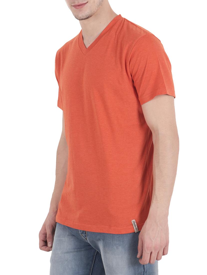 orange cotton t-shirt - 15061274 - Zoom Image - 2