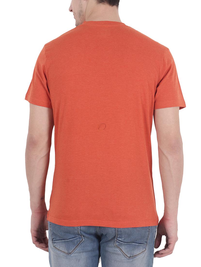 orange cotton t-shirt - 15061274 - Zoom Image - 3