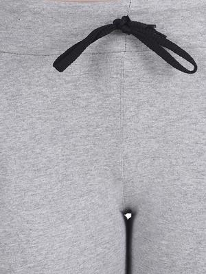 grey solid cotton track pants - 15061281 - Standard Image - 4