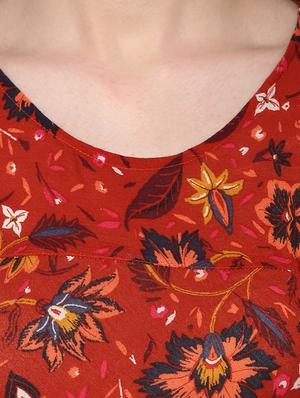 asymmetric printed kurta - 15061751 - Standard Image - 5