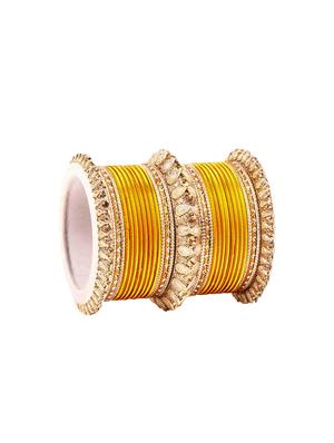 yellow metal bangle - 15061771 - Standard Image - 2