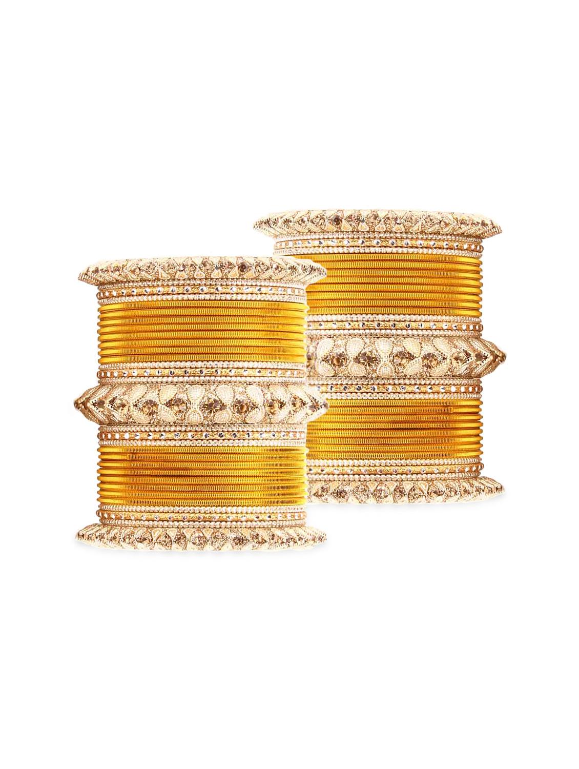 yellow metal bangle - 15061771 - Zoom Image - 1