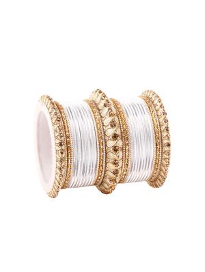 silver metal bangle - 15061772 - Standard Image - 2