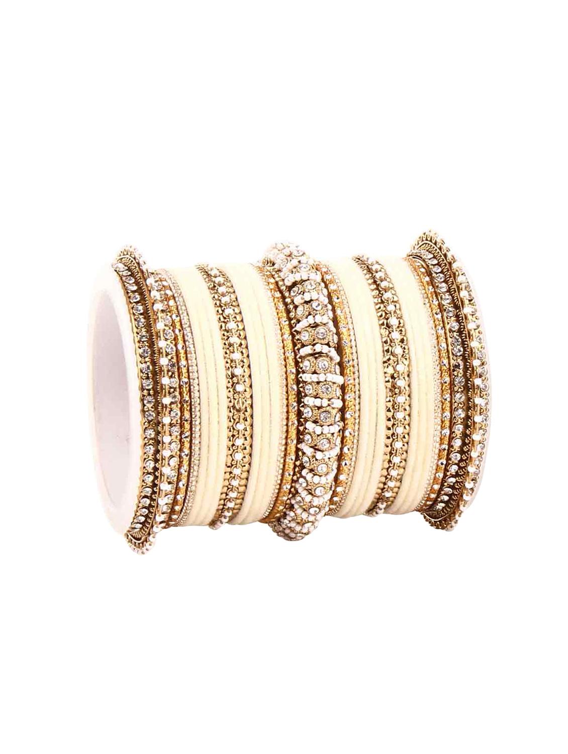 beige metal bangle - 15061793 - Zoom Image - 2
